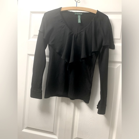 Ralph Lauren Black Blouse in Small - Picture 1 of 2